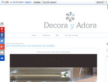 Tablet Screenshot of decorayadora.com